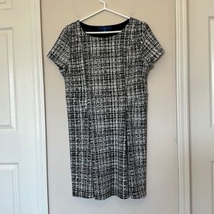 NWOT apt. 9 Black & White Dress
